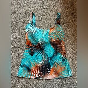Tropical Print Women's bathing suit Top